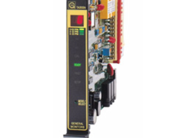 General Monitors TA202A single channel H2S trip amplifier module